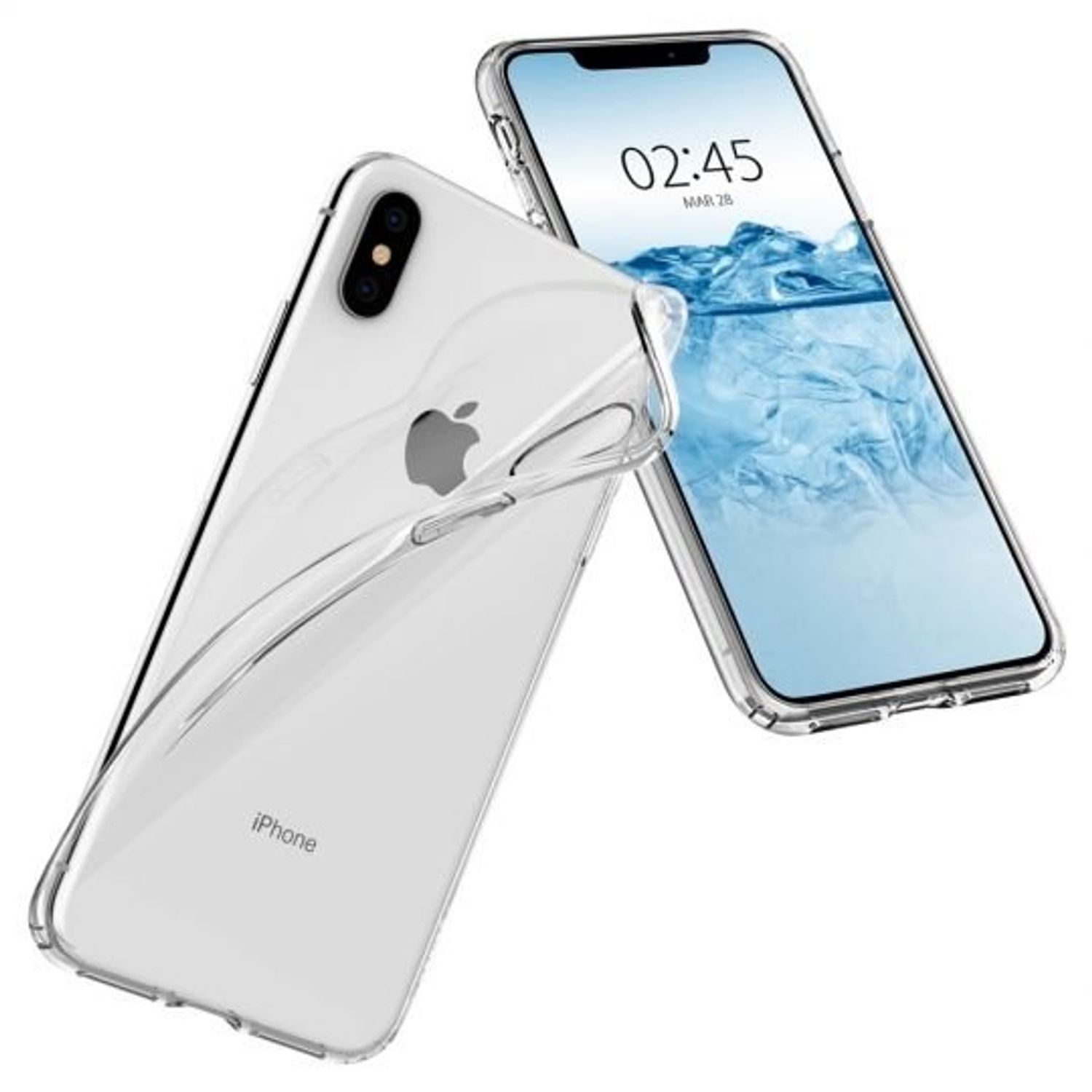 Husa premium Liquid Crystal compatibila cu iPhone XS Max, Transparent fotografia produsului View 2 L