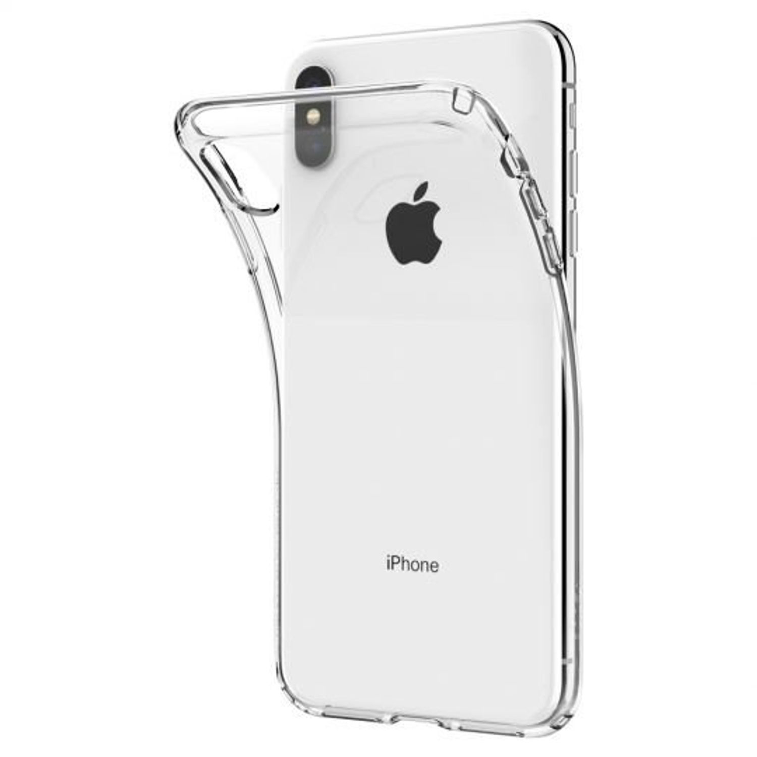Husa premium Liquid Crystal compatibila cu iPhone XS Max, Transparent fotografia produsului