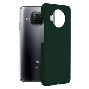 Husa premium techsuit - soft edge silicone - xiaomi mi 10t lite - dark green