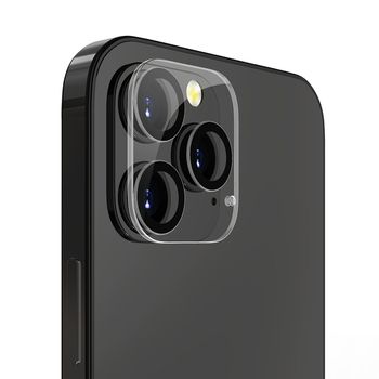 Folie camera LITO S+ pentru iPhone 12 Pro Max, Negru/Transparent elefant.ro imagine noua 2022