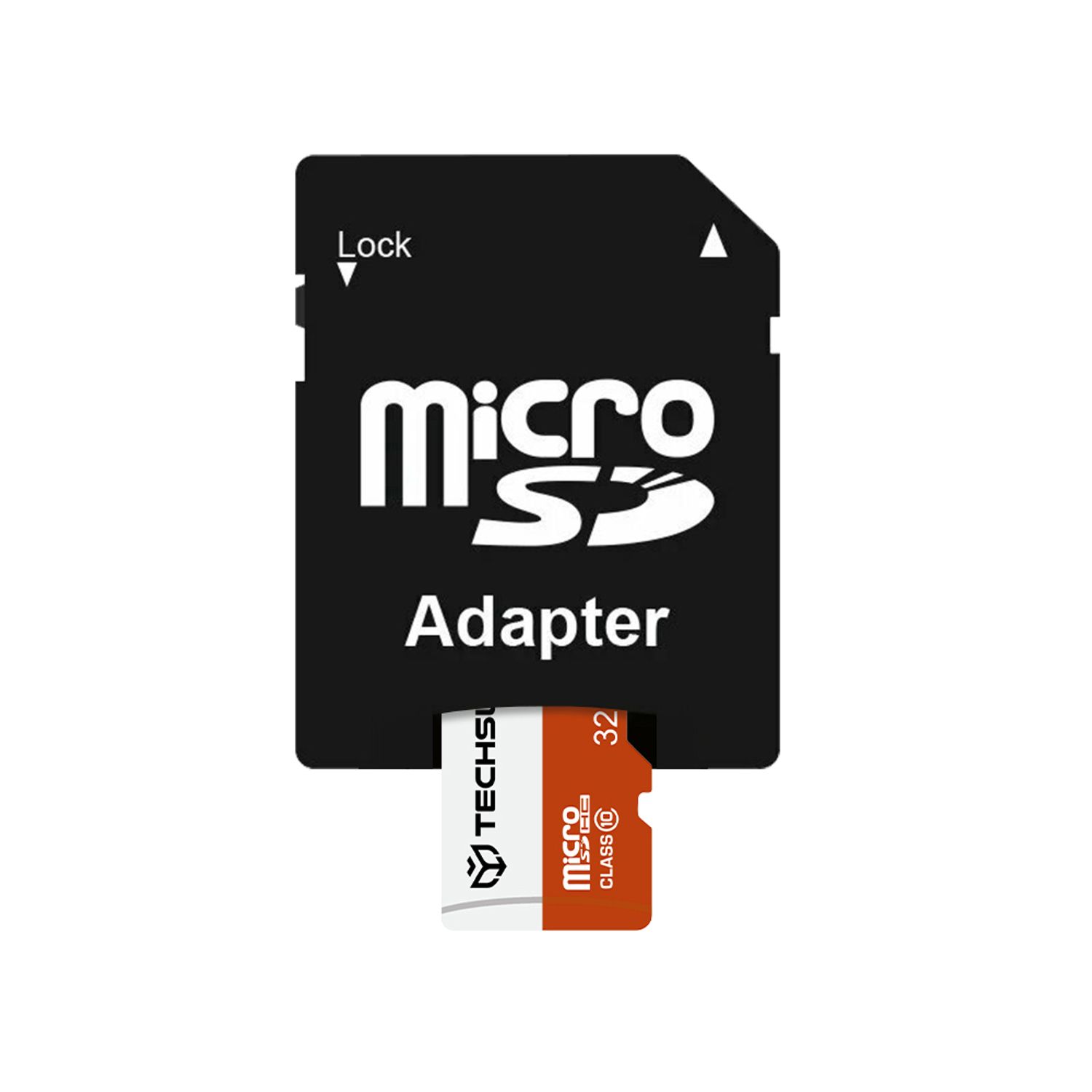 Card de memorie Techsuit - SDHC, 32 GB, Class 10 cu adaptor fotografia produsului View 3 L