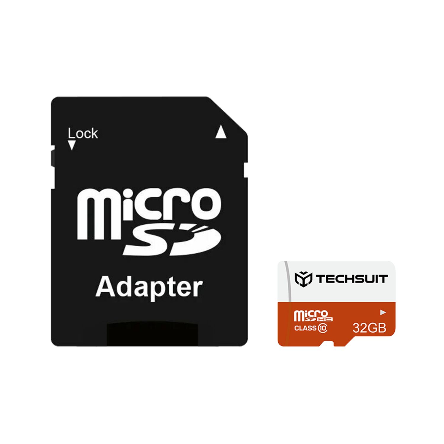 Card de memorie Techsuit - SDHC, 32 GB, Class 10 cu adaptor fotografia produsului
