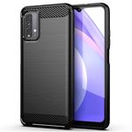Husa Techsuit - Carbon Silicone - Xiaomi Redmi 9T - Black fotografia produsului
