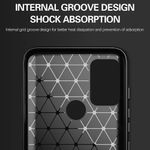 Husa Techsuit - Carbon Silicone - Motorola Moto G50 - Black fotografia produsului View 3 S