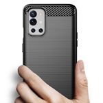 Husa Techsuit - Carbon Silicone - Oneplus 9R - Black fotografia produsului View 2 S