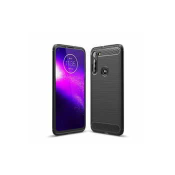 Husa techsuit - carbon silicone - motorola moto g8 power - black