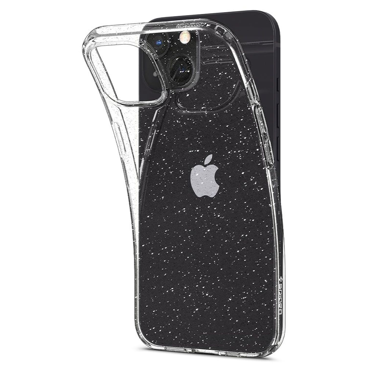 Husa premium Liquid Crystal compatibila cu iPhone 13, Glitter Crystal fotografia produsului View 3 L