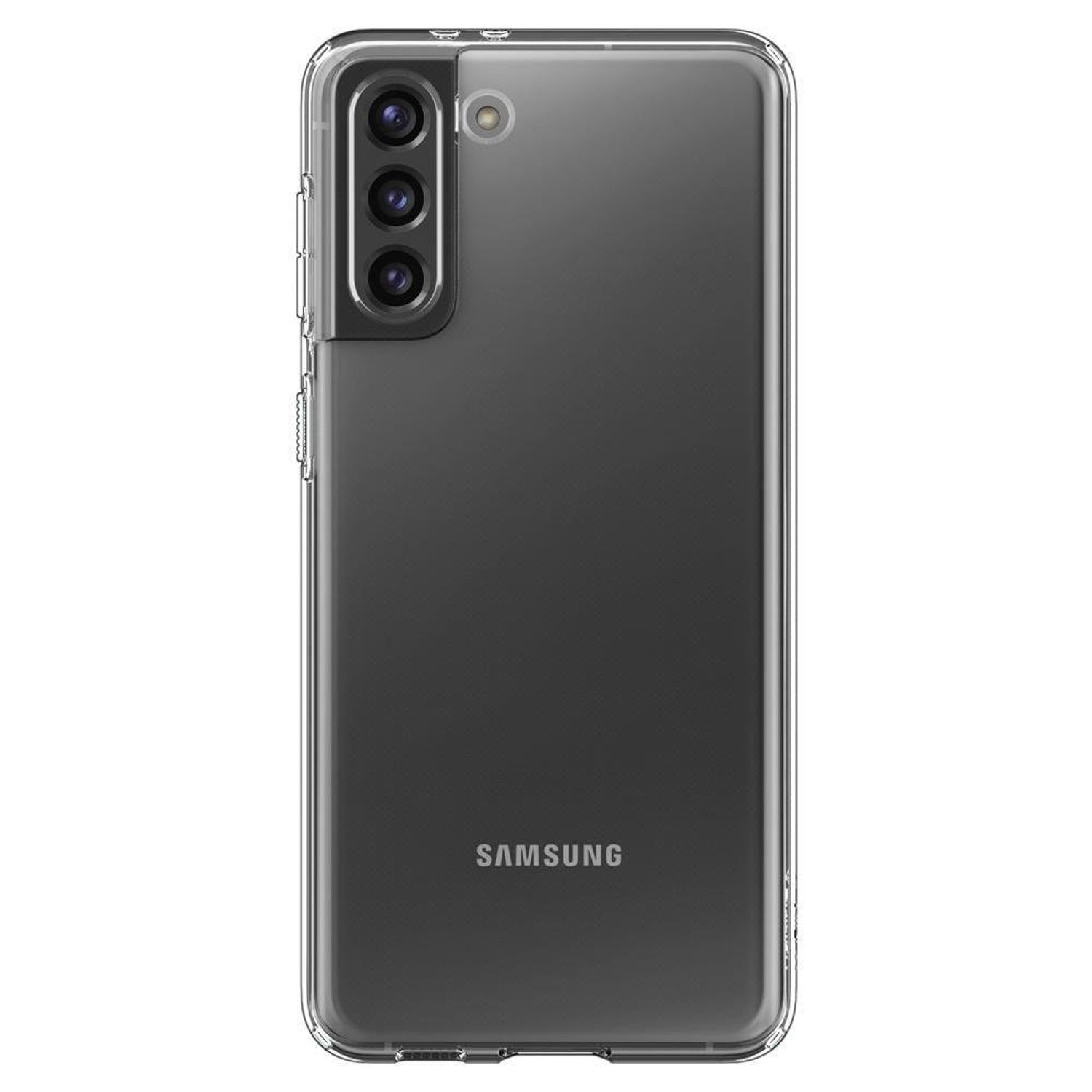 Husa premium Liquid Crystal compatibila cu Samsung Galaxy S21, Transparent fotografia produsului View 2 L