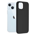 Husa premium Techsuit - Soft Edge Silicone - iPhone 13 - Black fotografia produsului
