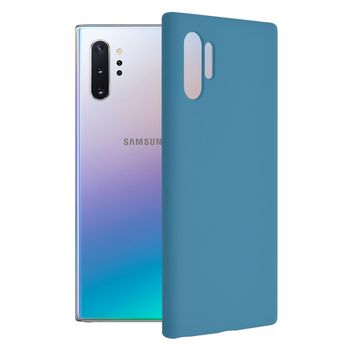 Husa premium Techsuit – Soft Edge Silicone – Samsung Galaxy Note 10 Plus – Denim Blue elefant.ro imagine noua 2022