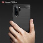 Husa Techsuit - Carbon Silicone - Huawei P30 Pro - Black fotografia produsului View 2 S