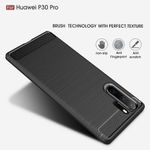 Husa Techsuit - Carbon Silicone - Huawei P30 Pro - Black fotografia produsului View 3 S