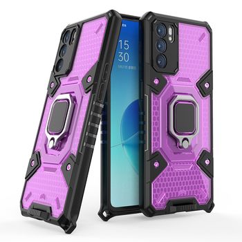 Husa techsuit - honeycomb armor - oppo reno 6 5g - violet
