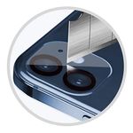 Folie camera LITO S+ pentru iPhone 12, Negru/Transparent fotografia produsului View 2 S