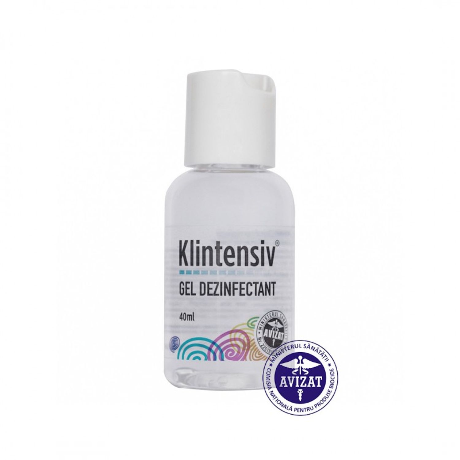 Klintensiv - Gel dezinfectant maini, 40 ml fotografia produsului