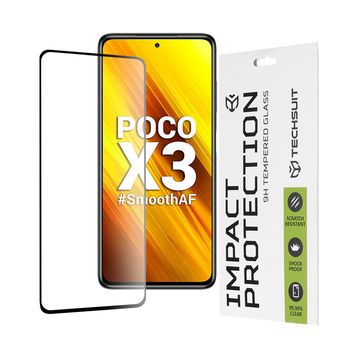 Folie sticla xiaomi poco x3 / x3 nfc / x3 pro,full cover, full glue glass, black