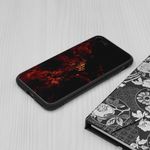 Husa cu spate din sticla Techsuit - Glaze Series - iPhone 7 - Red Nebula fotografia produsului View 3 S