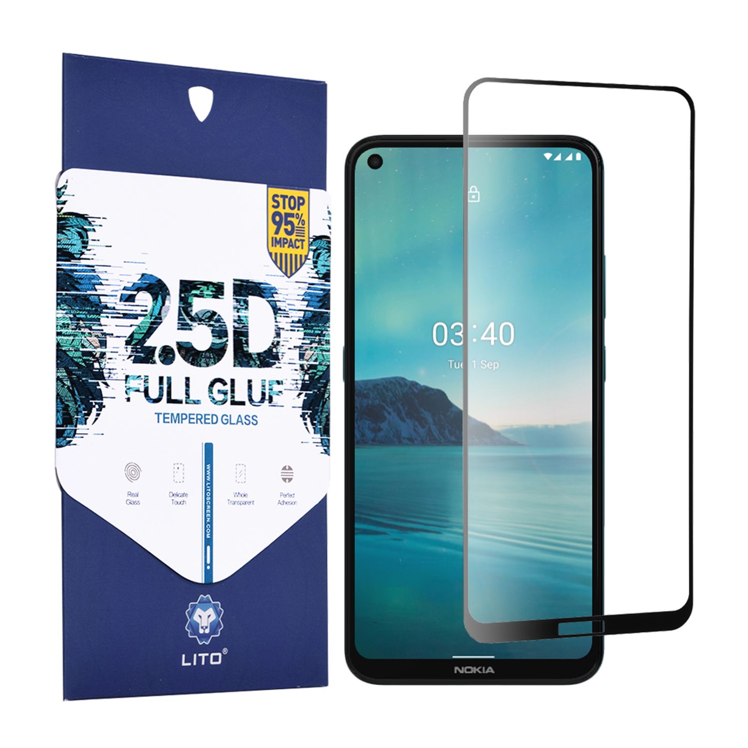 Folie protectie Nokia 3.4 - Black fotografia produsului