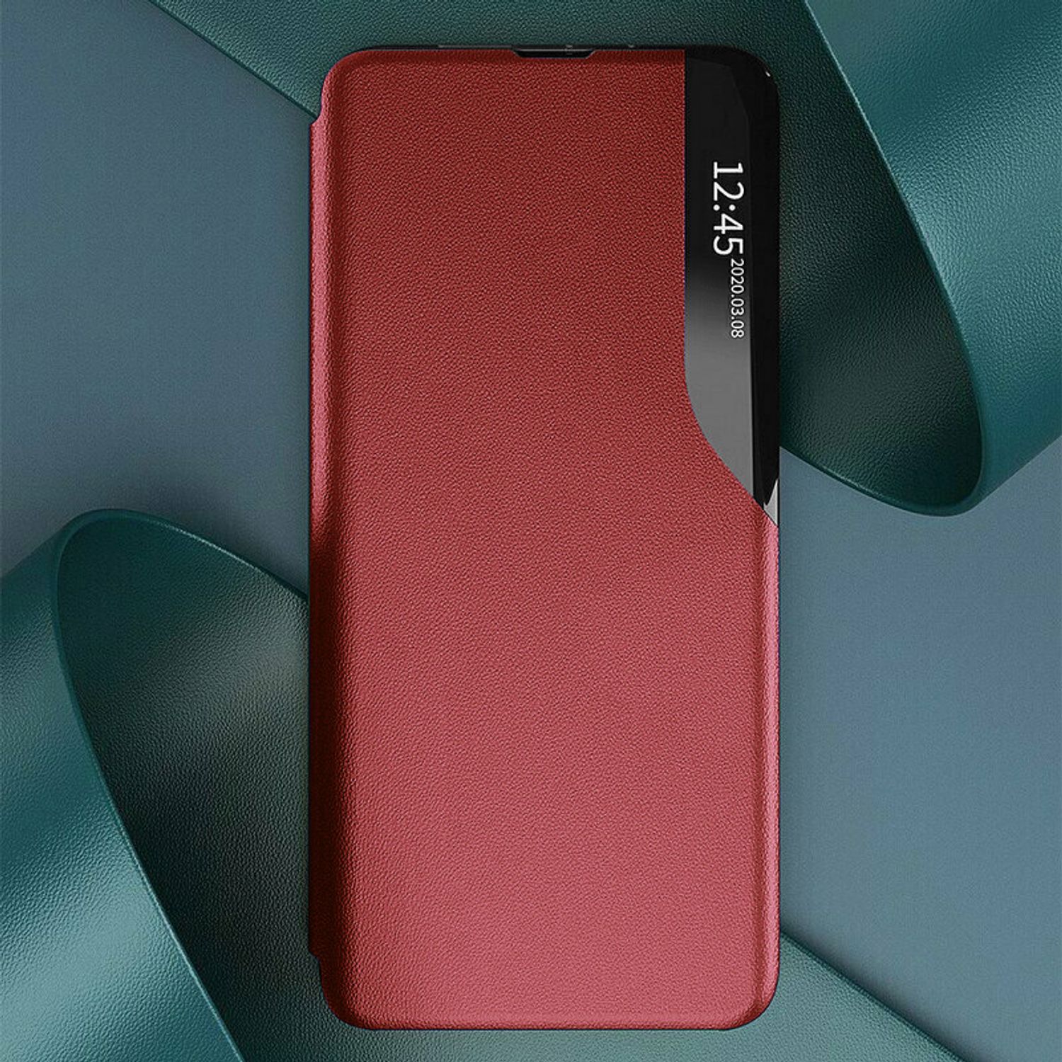 Husa tip carte Techsuit - eFold Series - Samsung Galaxy A22 5G - Red fotografia produsului View 3 L