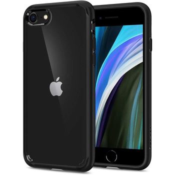 Husa premium ultra hybrid compatibila cu iphone 7 / 8 / se 2 / se 2020, negru