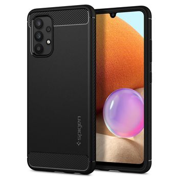 Husa premium rugged armor compatibila cu samsung galaxy a52 5g, negru
