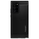 Husa premium Rugged Armor compatibila cu Samsung Galaxy Note 20 Ultra, Negru fotografia produsului View 3 S