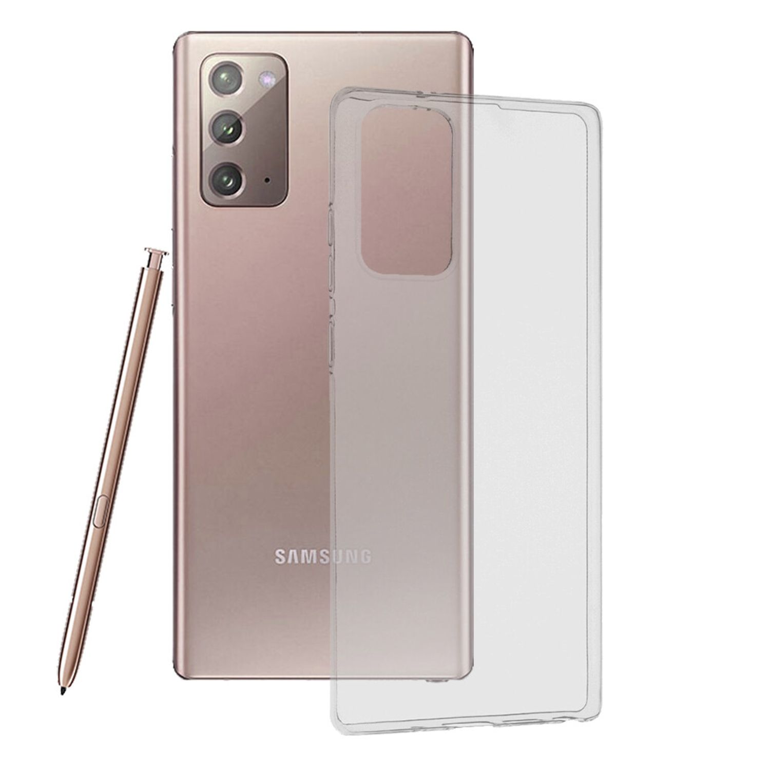 Husa transparenta din silicon Techsuit - Samsung Galaxy Note 20 fotografia produsului