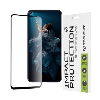 Folie sticla huawei nova 5t,full cover, full glue glass, black