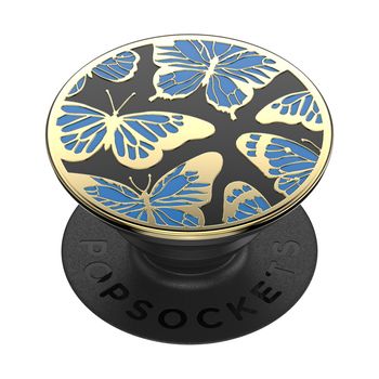 Accesoriu popsockets pentru dispozitive mobile - popgrip - enamel mariposa