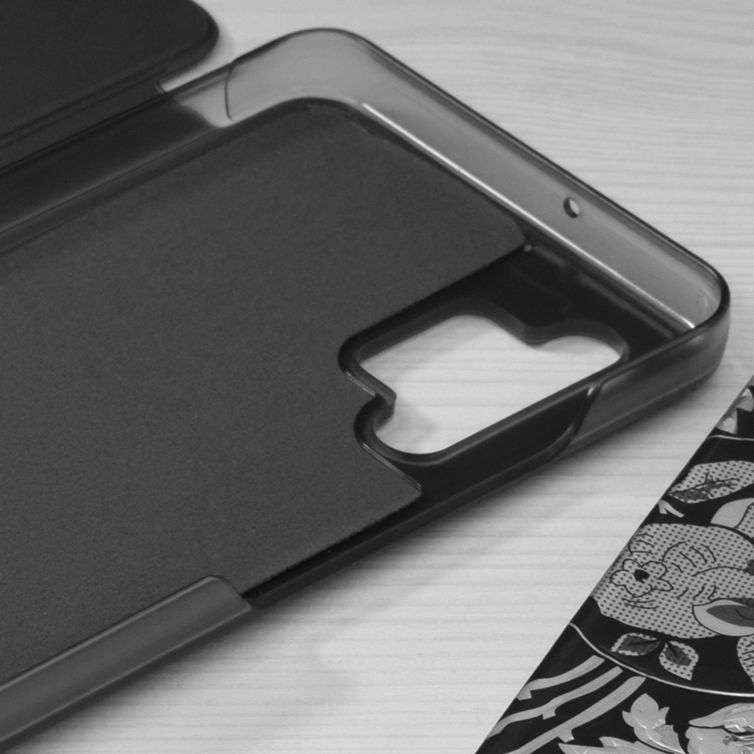 Husa tip carte Techsuit - eFold Series - Samsung Galaxy A32 4G - Black fotografia produsului View 3 L