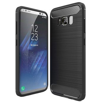 Husa techsuit - carbon silicone - samsung galaxy a72 5g - black
