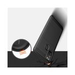 Husa Techsuit - Carbon Silicone - Samsung Galaxy M30S - Black fotografia produsului View 2 S