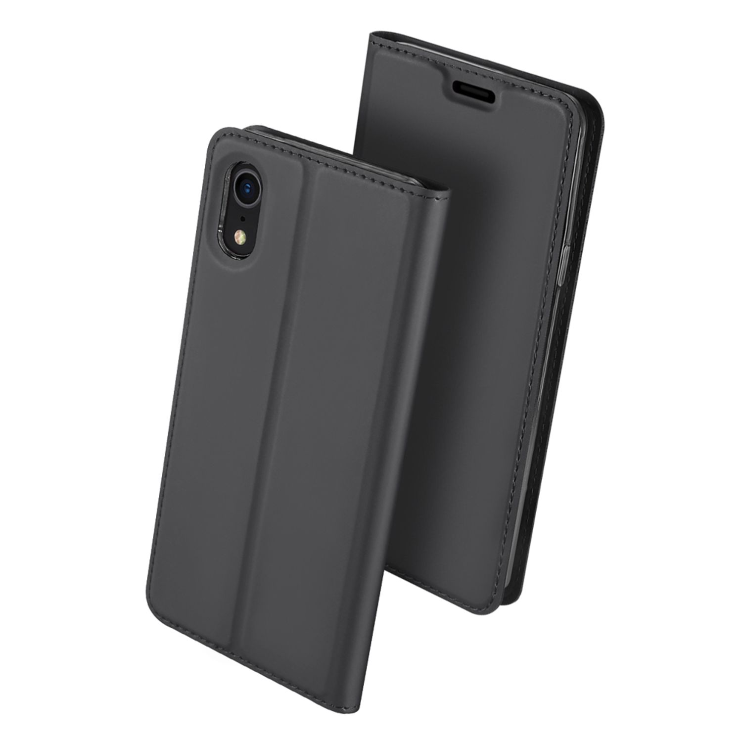 Husa tip carte Dux Ducis - Skin Pro - iPhone XR - Black fotografia produsului View 2 L