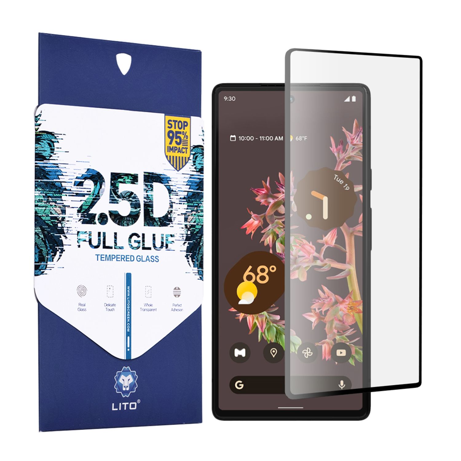 Folie protectie Google Pixel 6 - Black fotografia produsului