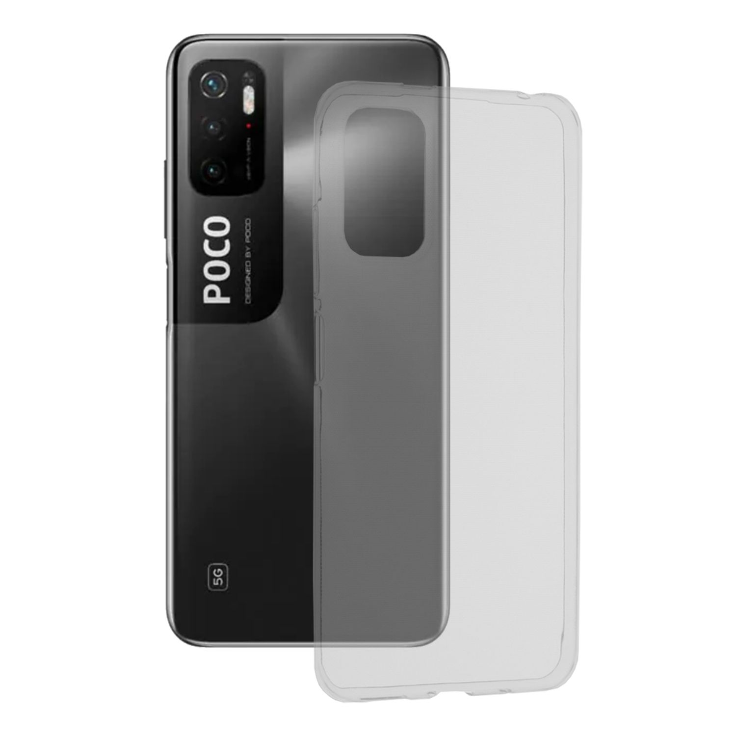 Husa transparenta din silicon Techsuit - Xiaomi Poco M3 Pro 5G / 4G fotografia produsului