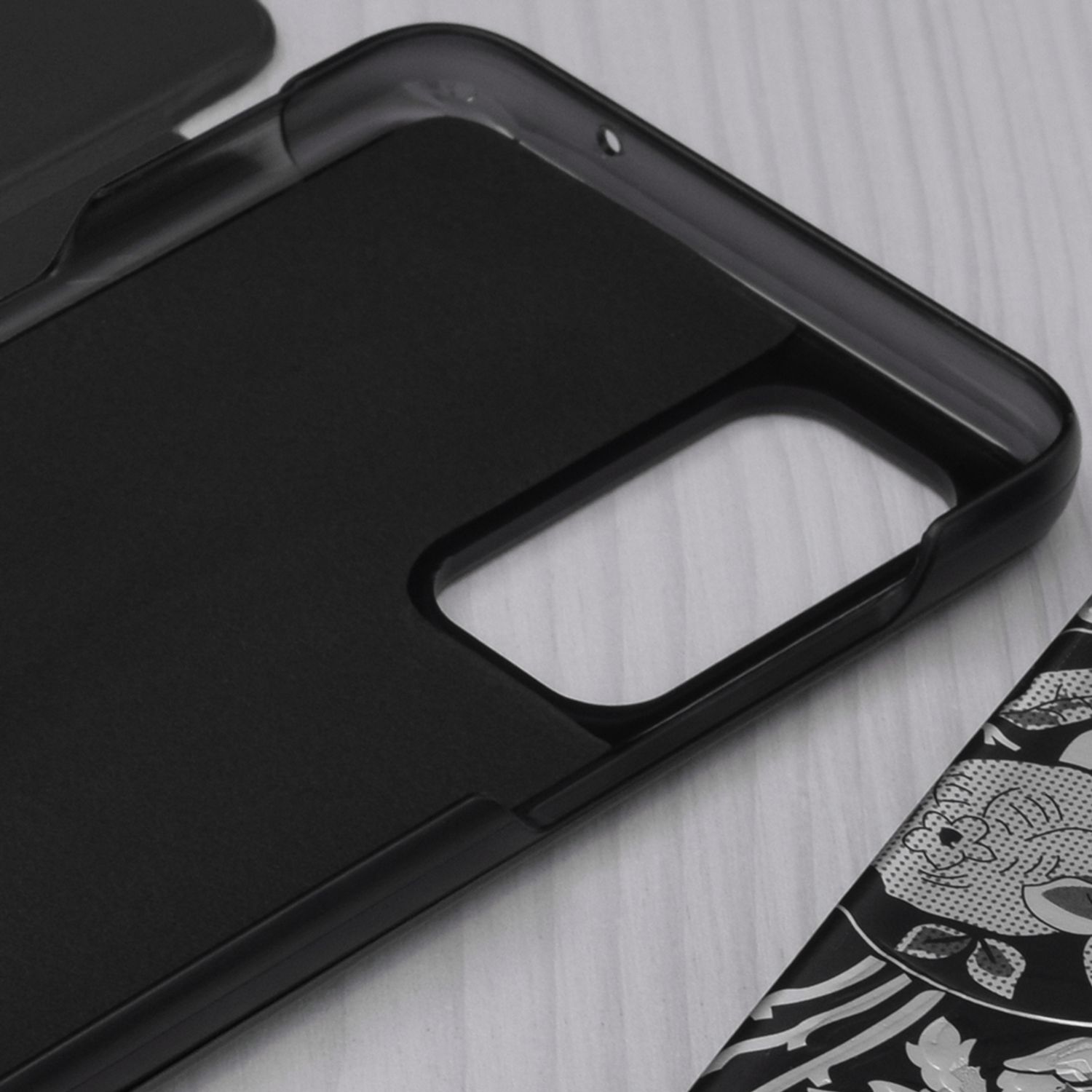 Husa tip carte Techsuit - eFold Series - Oneplus Nord 2 5G - Black fotografia produsului View 3 L