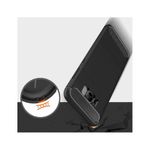 Husa Techsuit - Carbon Silicone - Samsung Galaxy S8 Plus - Black fotografia produsului View 2 S