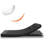 Husa Techsuit - Carbon Silicone - Huawei P9 Lite 2017, P8 Lite 2017 - Black fotografia produsului View 3 S