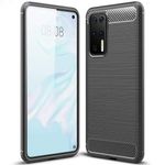 Husa Techsuit - Carbon Silicone - Huawei P40 Pro Plus - Black fotografia produsului