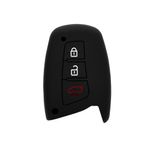 Husa din silicon pentru cheie auto Techsuit - Hyundai Santa Fe, ix45 (1007.06) fotografia produsului
