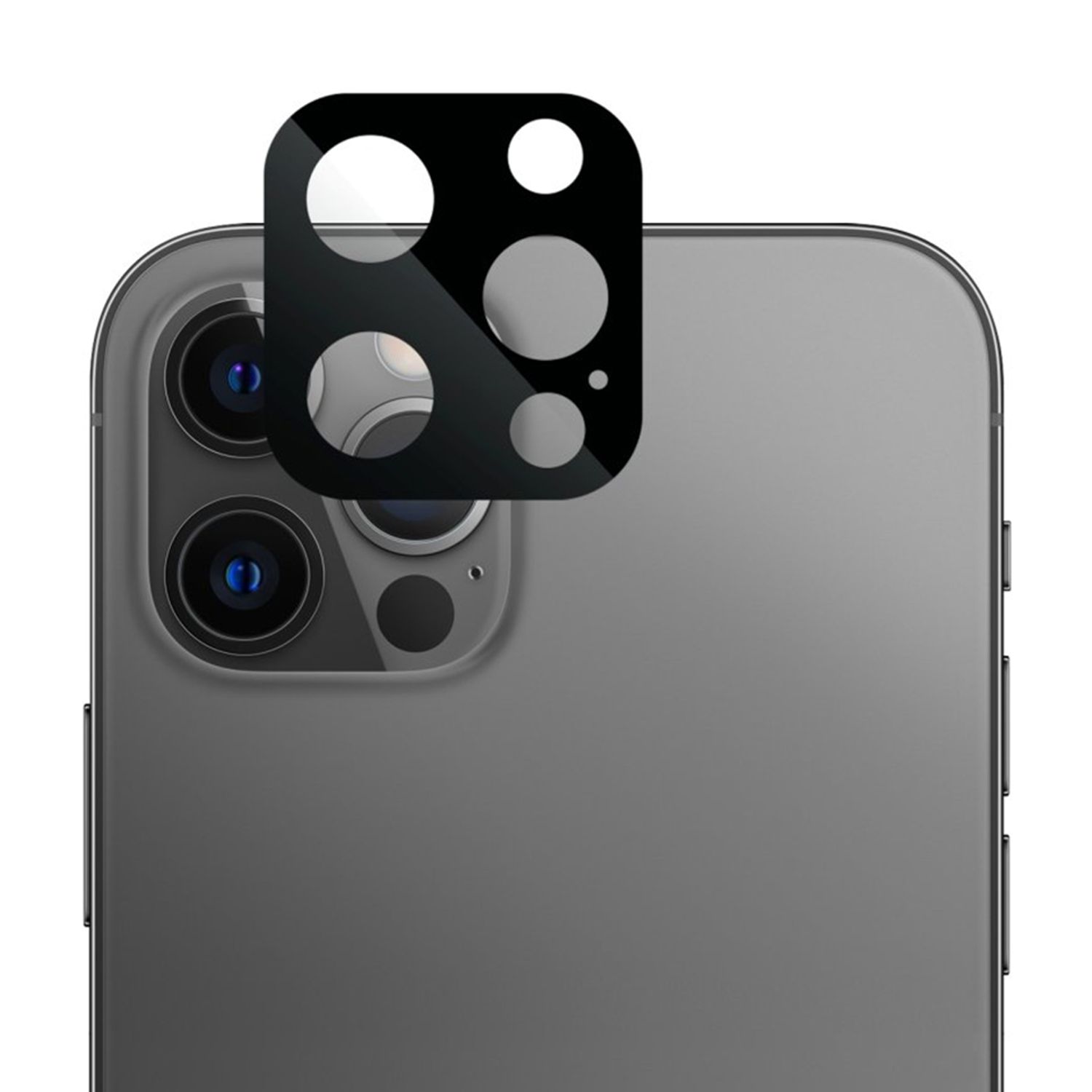 Folie camera iPhone 12 Pro Max, Negru fotografia produsului