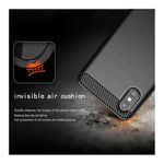 Husa Techsuit - Carbon Silicone - Xiaomi Redmi 9A - Black fotografia produsului View 2 S