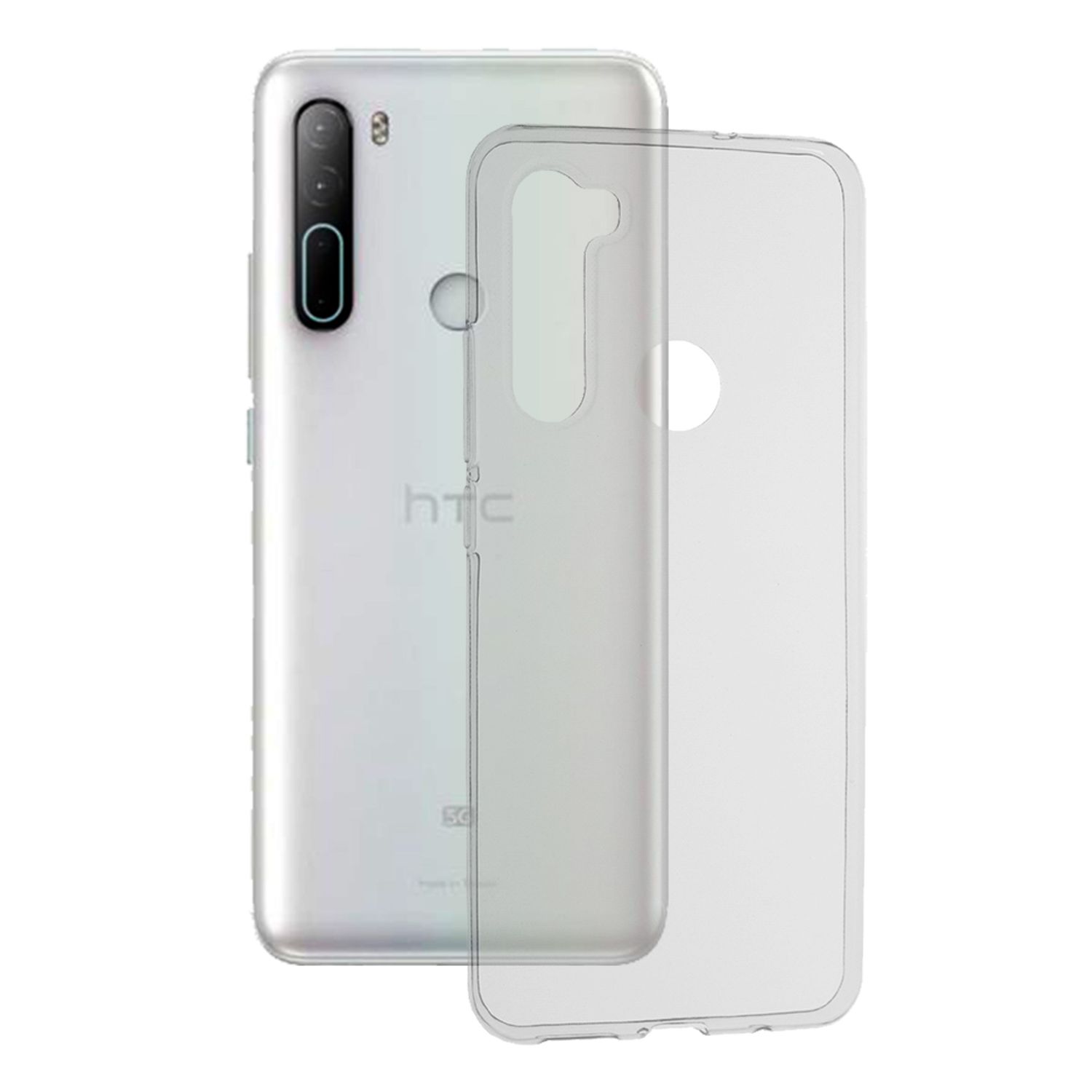Husa transparenta din silicon Techsuit - HTC Desire 20 Pro fotografia produsului
