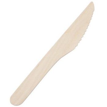 Cutite ascutite din lemn, biodegradabile, 100 buc/pachet