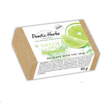 Pontic Herbs Sapun solid Green Lime, 90 grame elefant.ro elefant.ro