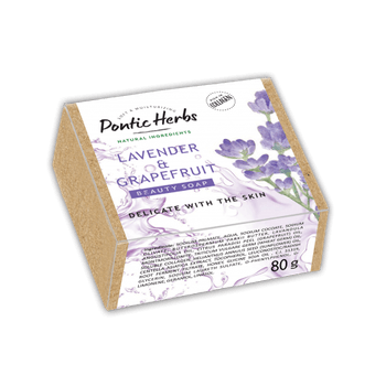 Pontic herbs sapun solid lavender & grapefruit, 80 grame