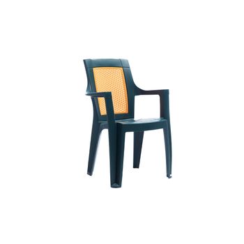 Scaun cu cotiera raki elegance matted 62x57xh88cm din polipropilena verde