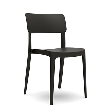 Scaun bar raki pano 47,1x45,3xh81,9cm din polipropilena cu fibra de sticla culoare neagra