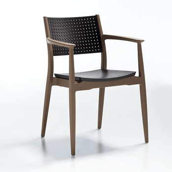Scaun raki seginius maro bej 44,5x56xh81,5cm din polipropilena cu fibra de sticla