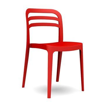 Scaun bar raki aspen 43,9x45,3xh81,7cm din polipropilena cu fibra de sticla culoare rosie